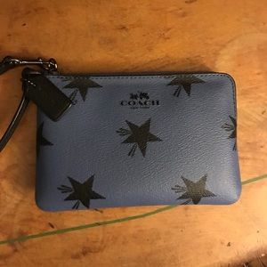 Coach Corner Zip Wristlet